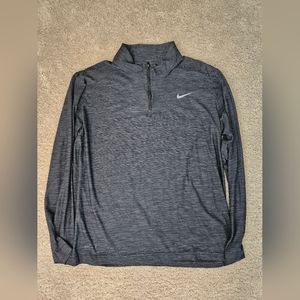 Nike Dri Fit Quarter Zip - Gray